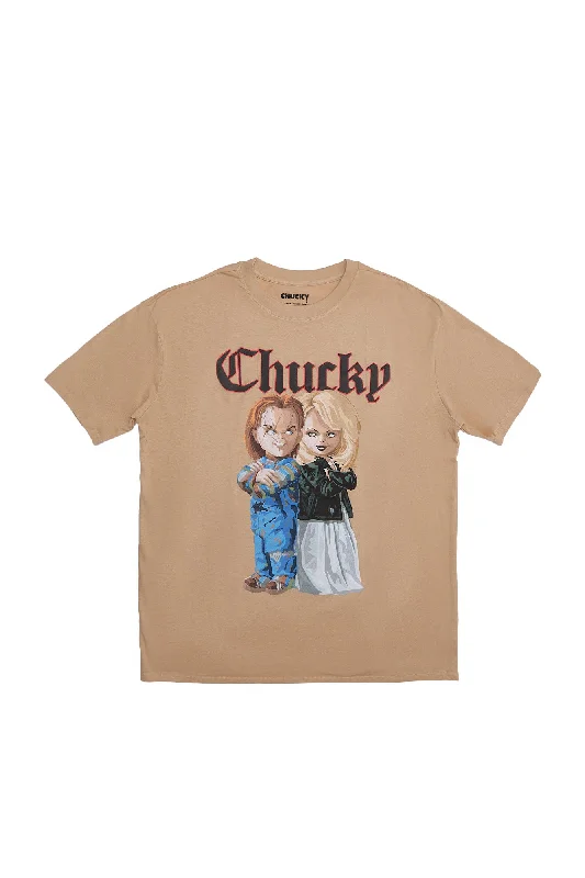 Chucky Graphic Relaxed Tee Machine Wash Dry Clean Hand Wash