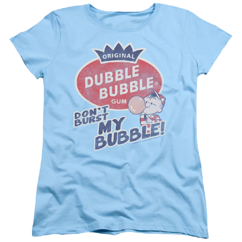 Dubble Bubble Burst Bubble - Women's T-Shirt Real Fur Shearling Chenille