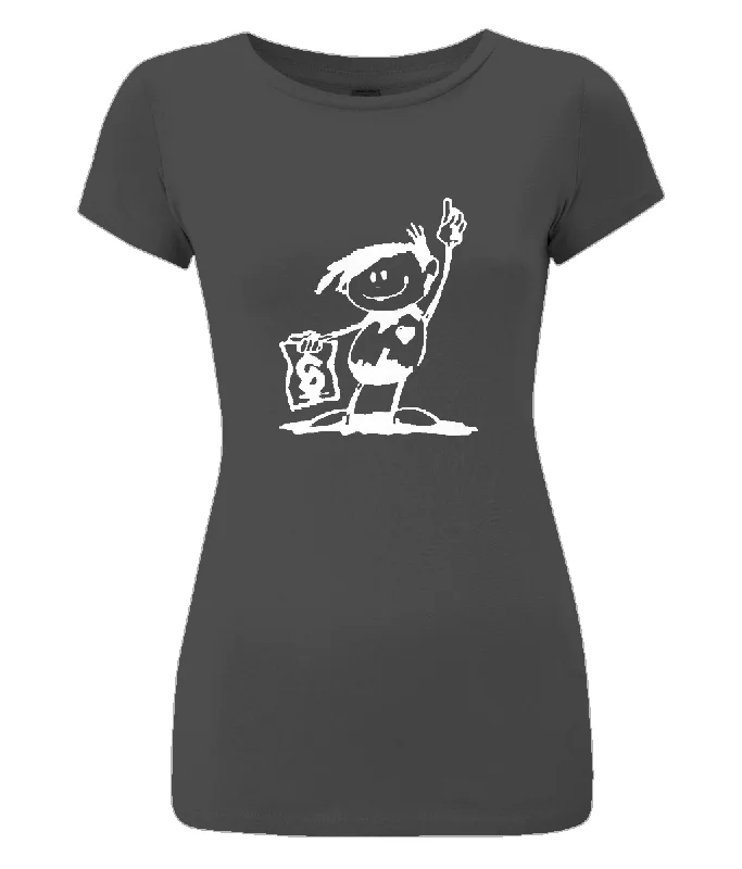 Women's Slim-Fit Jersey T-Shirt "Skála Kópé" Anti-Shrink Durable Soft