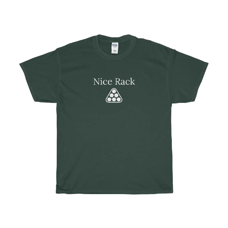 "Nice Rack" Unisex Heavy Cotton Tee V-Neck T-Shirt Long Sleeve Cotton