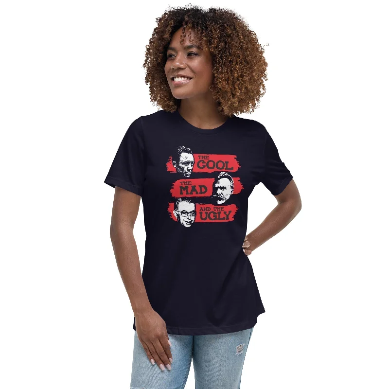 The Cool, the Mad and the Ugly - Women's T-Shirt Asymmetrical Pockets Print