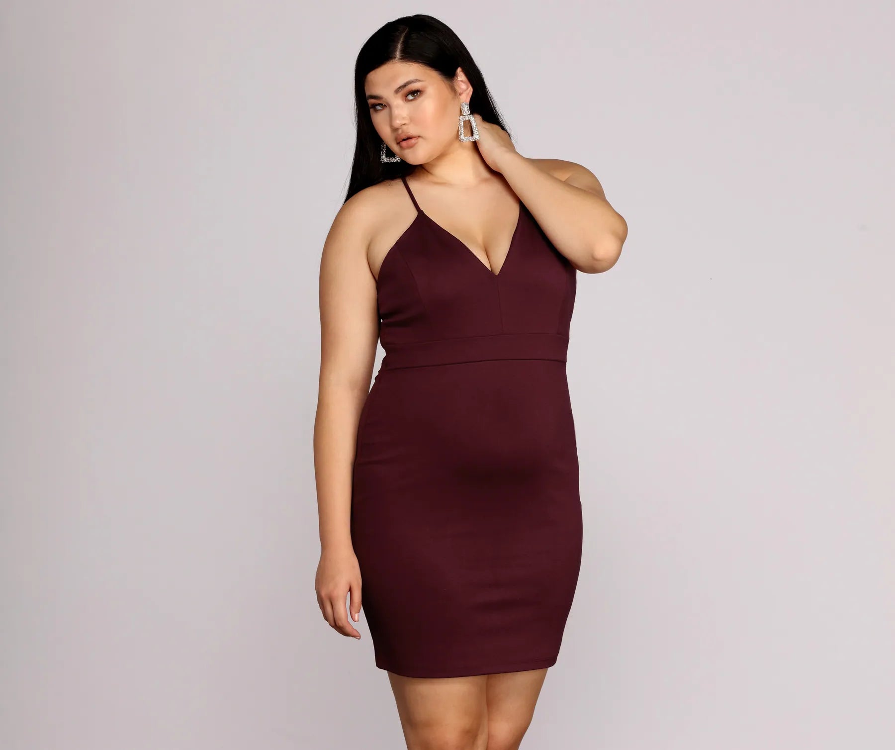 Plus Midnight Dreams Bodycon Dress Tunics Evening elegant