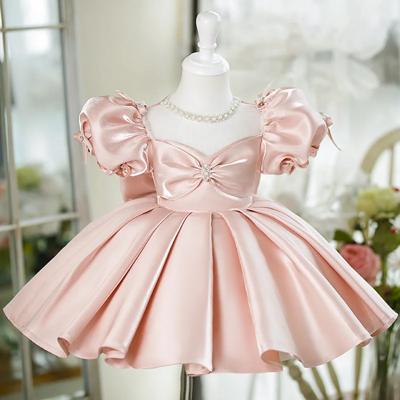 Cute Baby Girl Beauty Pageant Dress Toddler First Communion Princess Dress Tunics New arrival Cute Baby Girl Beauty Pageant Dress Toddler First Communion Princess Dress Tunics New arrival